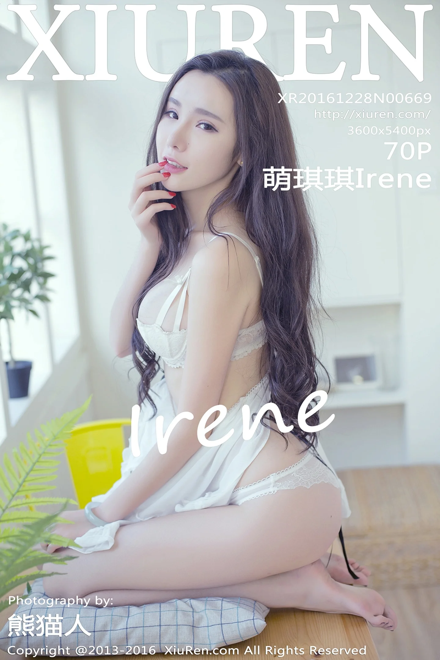 [XiuRen秀人网]No.669_嫩模萌琪琪Irene吊带薄纱睡裙透视秀美乳完美身材诱惑写真72P-秀人网 - XiuRen.Space